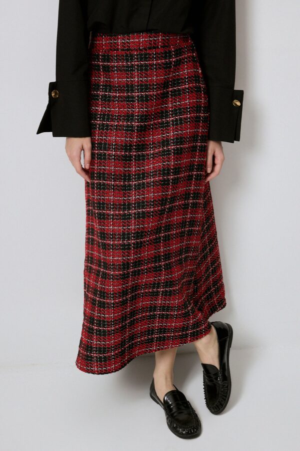 A-CUT PLAID SKIRT - Image 3