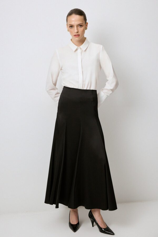 SATIN SKIRT - Image 2
