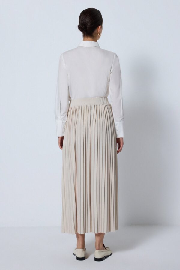 PLEATED KNIT SKIRT - Image 4