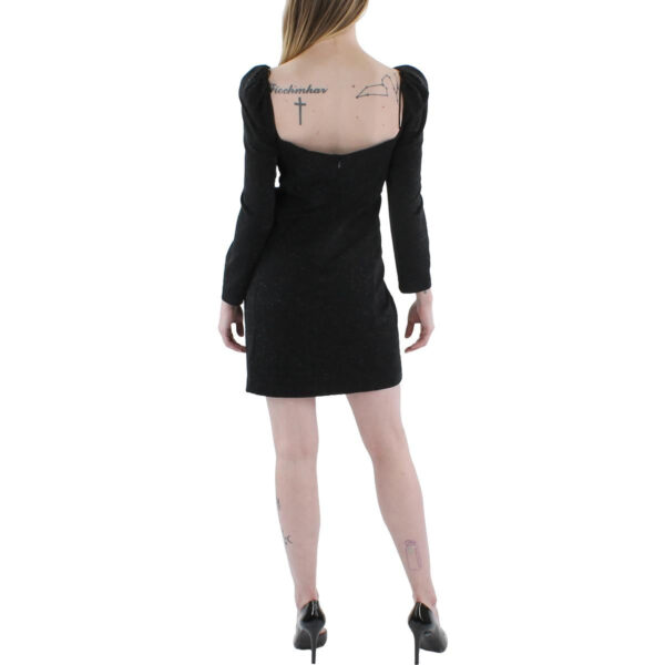 1.State Womens Princess Metallic Short Mini Dress - Image 3